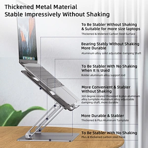 officeworks aluminium portable dj foldable adjustable laptop stand manufacturer